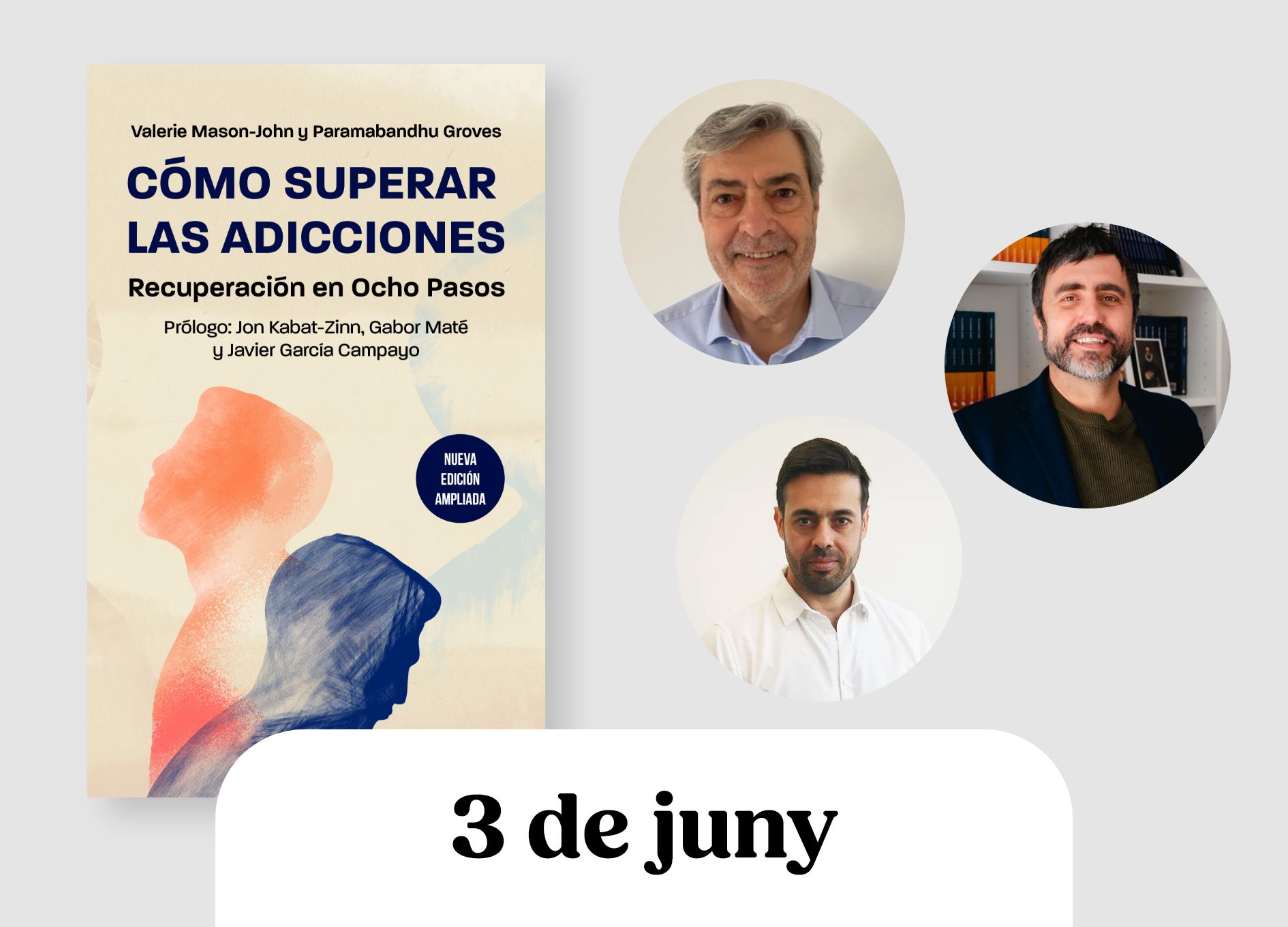 Cómo superar las adicciones_presentació 3 de juny a Barcelona